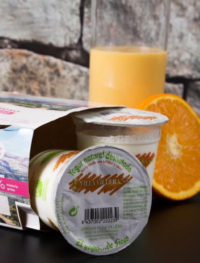 Yogur Natural Desnatado de Sieso Villa Villera