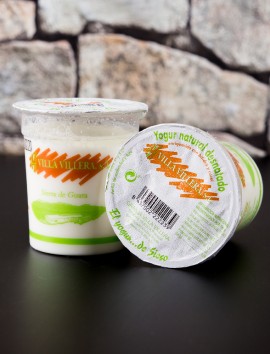 Yogur Natural Desnatado de Sieso Villa Villera