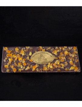 Tableta Chocolate Negro con Naranja de Chocolates Pallás