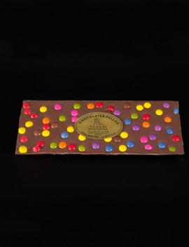 Tableta de Chocolate Leche de Colores de Chocolates Pallás