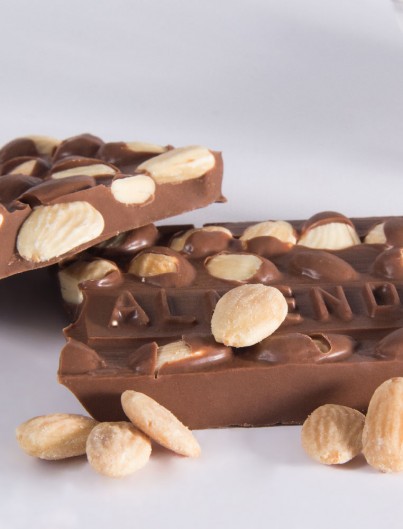 Tableta Chocolate con Leche y Almendras de Chocolates Pallás