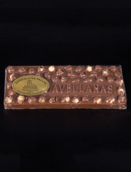 Tableta Chocolate con Leche y Avellanas de Chocolates Pallás