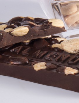 Tableta Chocolate Negro y Almendras de Chocolates Pallás