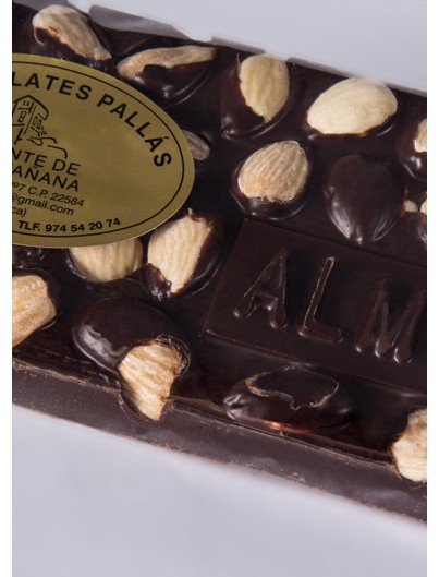 Tableta Chocolate Negro y Almendras de Chocolates Pallás