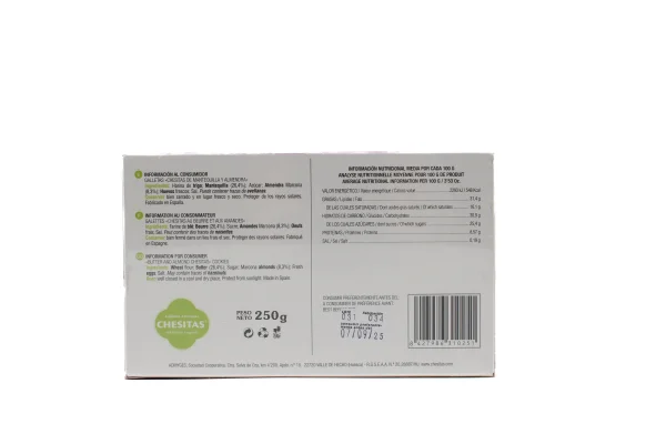 Galletas Chesitas Mantequilla y Almendra 250g - Imagen 2