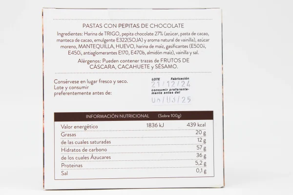 Lluvia Estrellas Pepitas Choco LOA 180g - Imagen 3