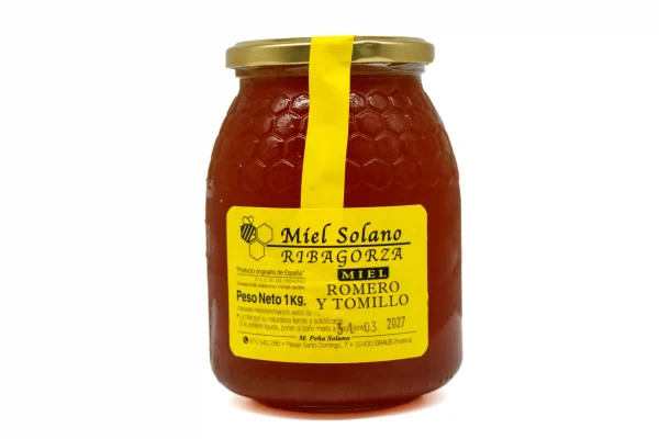 MIEL ROMERO Y TOMILLO RIBAGORZA 500g