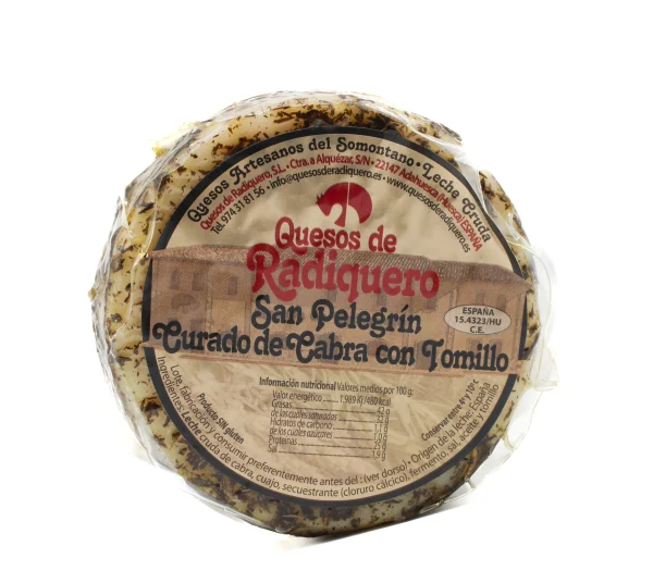 Queso de cabra San Pelegrín de Radiquero con tomillo