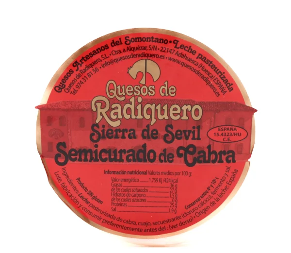 Queso de cabra de Radiquero Sierra de Sevil
