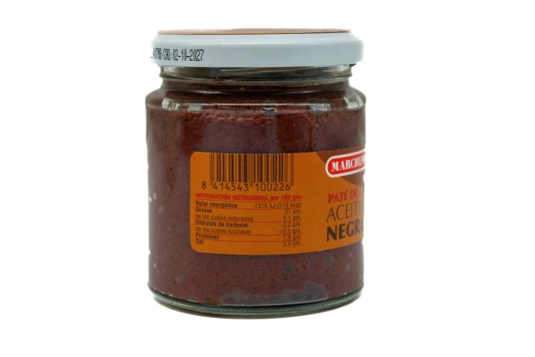 PATÉ DE ACEITUNA NEGRA MARCHENICA 220g - Imagen 3